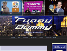 Tablet Screenshot of funnydummy.com